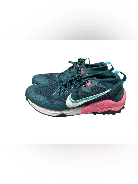 Nike Pegasus Trail 3 Women’s Teal Pink Running Hiking Sneakers size 9 - Picture 7 of 7